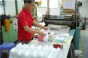 Plastic bag production workshop